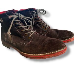 Full leather Y2K chocolate suede men’s European chukka boots European 44 Sz 11